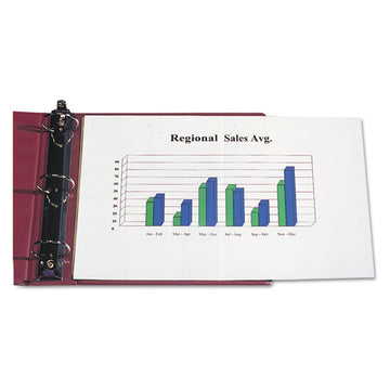 C-Line® Panoramic Fold-out Poly Sheet Protectors, Center Loading, Clear, 17 X 11, 25-bx freeshipping - TVN Wholesale